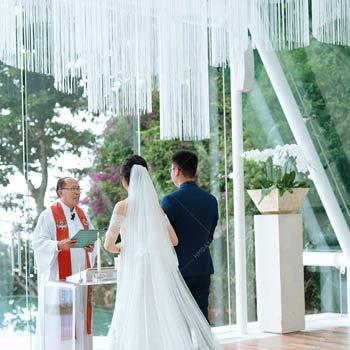 A Tirtha Bridal Chapel wedding in bali, indonesia